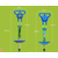 2015 Alibaba vente à chaud Nouveau style de haute qualité pour enfants Pogo Stick pour adultes, Air pogo stick, sauter pogo stick